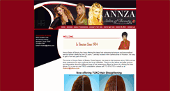 Desktop Screenshot of annzasalon.com
